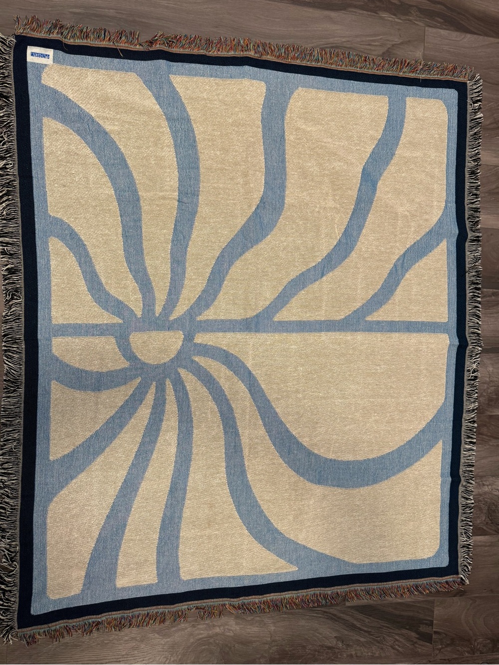 SunDream HORIZON HERITAGE WOVEN THROW - OCEAN